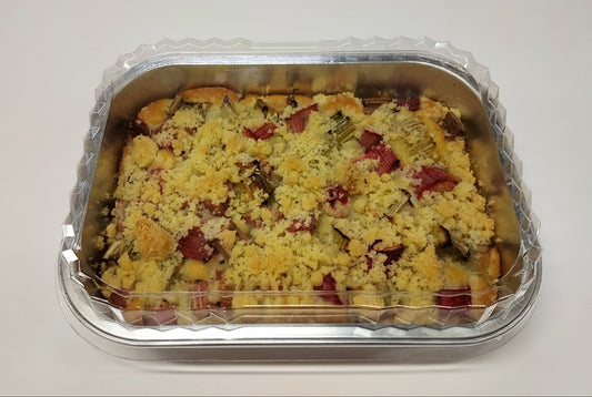 Raparperimurokakku 280 g on mehevä ja maukas kahvileipä arkeen ja juhlaan. Raikas raparperi, murupinta ja täyteläinen maku hurmaavat.