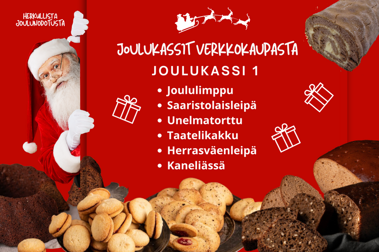 Joulukassi 1 viimeinen tilauspäivä 19.12.